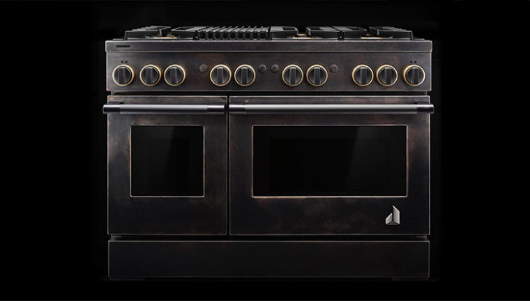 JennAir廚房電器用具品牌LOGO設(shè)計，源自通風(fēng)爐灶和字母J的logo