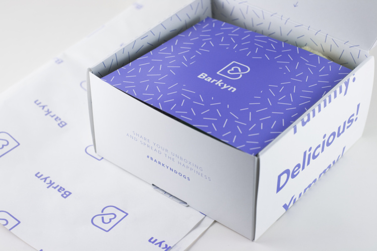 Barkyn 狗糧寵物食品品牌形象設(shè)計(jì)-logo設(shè)計(jì)包裝設(shè)計(jì)，淡雅溫馨風(fēng)格展現(xiàn)寵物之愛