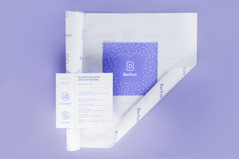 Barkyn 狗糧寵物食品品牌形象設(shè)計(jì)-logo設(shè)計(jì)包裝設(shè)計(jì)，淡雅溫馨風(fēng)格展現(xiàn)寵物之愛