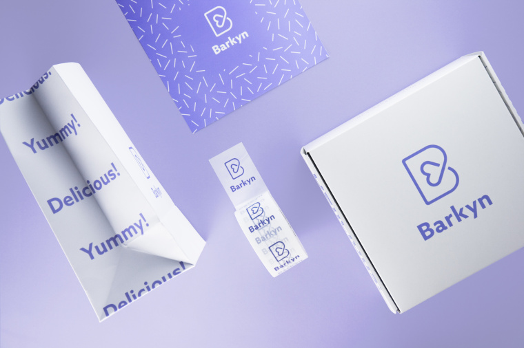 Barkyn 狗糧寵物食品品牌形象設(shè)計(jì)-logo設(shè)計(jì)包裝設(shè)計(jì)，淡雅溫馨風(fēng)格展現(xiàn)寵物之愛