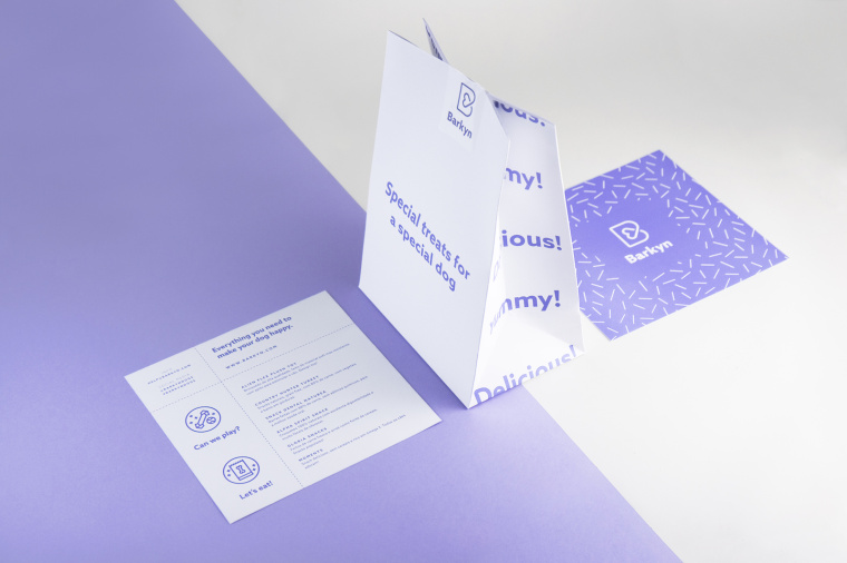 Barkyn 狗糧寵物食品品牌形象設(shè)計(jì)-logo設(shè)計(jì)包裝設(shè)計(jì)，淡雅溫馨風(fēng)格展現(xiàn)寵物之愛