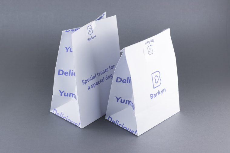 Barkyn 狗糧寵物食品品牌形象設(shè)計(jì)-logo設(shè)計(jì)包裝設(shè)計(jì)，淡雅溫馨風(fēng)格展現(xiàn)寵物之愛