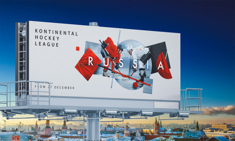 俄羅斯國家旅游品牌logo設(shè)計品牌VI形象設(shè)計，幾何俄羅斯地圖logo設(shè)計