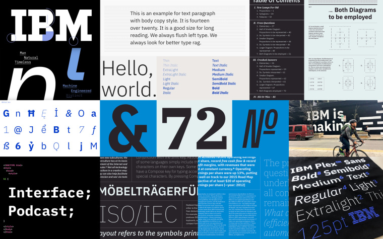 品牌字體唯一性-IBM品牌形象設計與字體設計