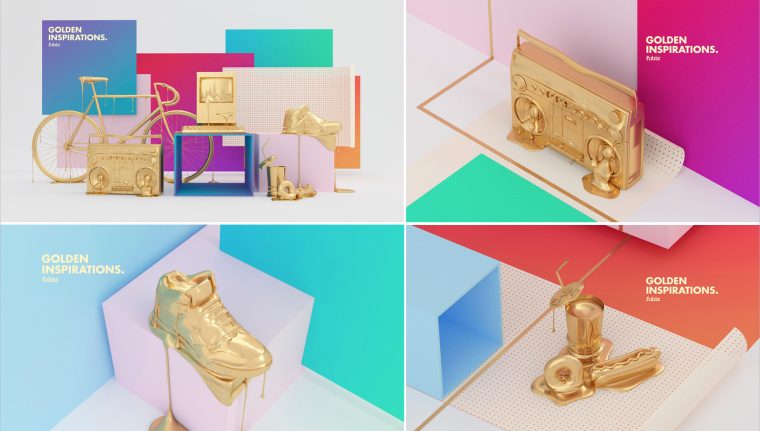 重質感品牌形象設計-穿插金質風格