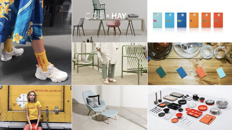 運營傳達 & 體驗創新-品牌間的合作與交流-COS X HAY品牌合作品牌形象設計