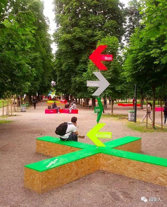 戶外創意標識牌導視系統設計