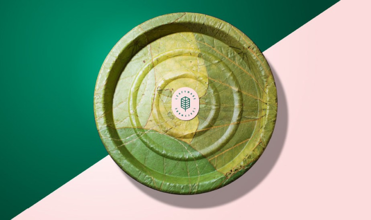 Leafymade有機(jī)農(nóng)業(yè)公司“一片樹葉”創(chuàng)意logo設(shè)計(jì)，源自自然美麗的設(shè)計(jì)