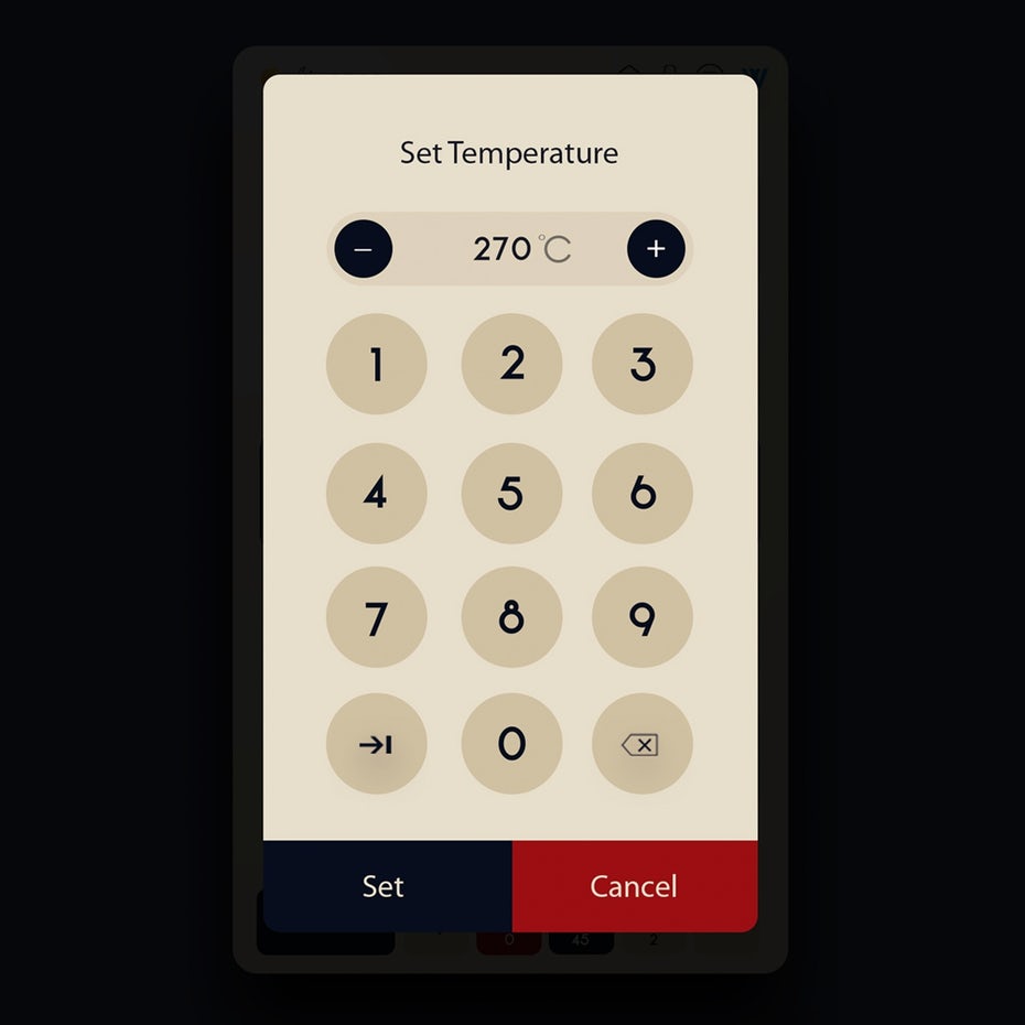 工業(yè)商用烤箱應用程序界面設(shè)計-上海尚略logo設(shè)計公司欣賞