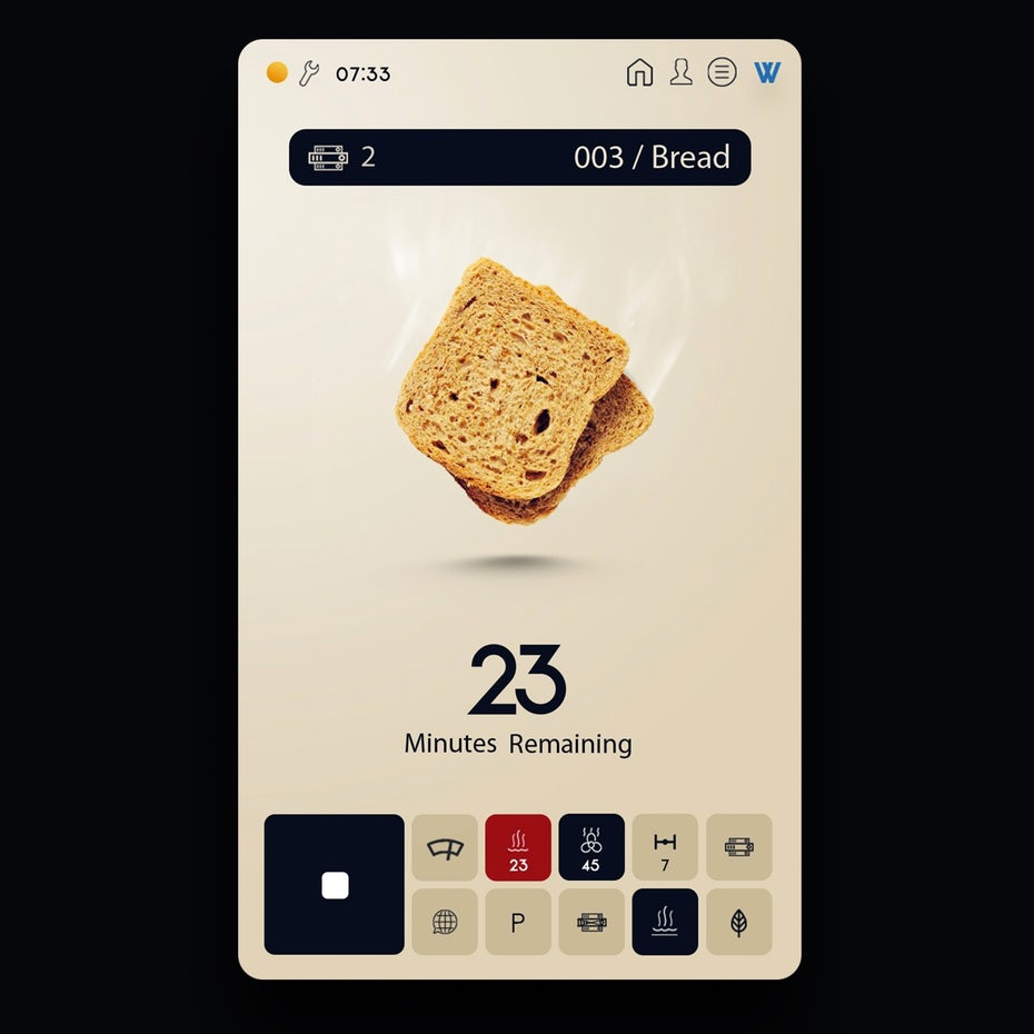 工業(yè)商用烤箱應用程序界面設(shè)計-上海尚略logo設(shè)計公司欣賞