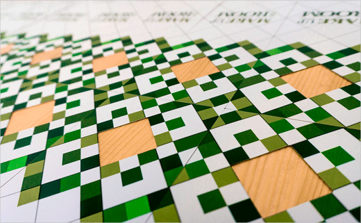 巴塞羅那世紀酒店logo設計品牌VI形象設計，幾何方形風格