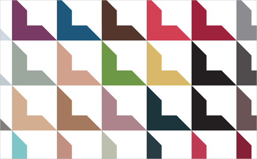 Landsec 商業地產公司企業形象設計與幾何L字母logo設計