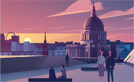 Landsec 商業地產公司企業形象設計與幾何L字母logo設計