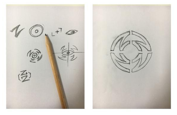 尚略上海logo設計公司詳解LOGO設計全過程——草圖繪制