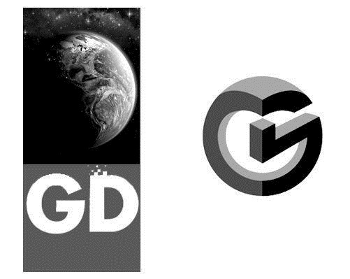 冠東汽車-地球+GD字母logo設(shè)計(jì)