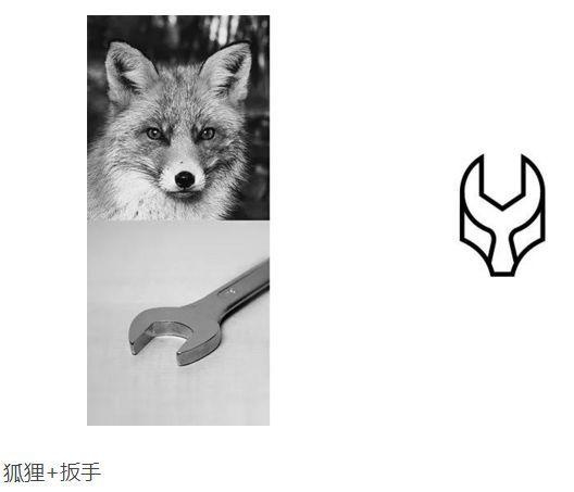狐貍+扳手logo設(shè)計(jì)
