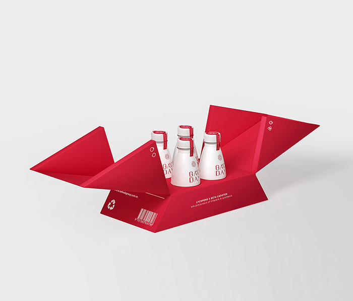 紅白相間風(fēng)格GacDay營養(yǎng)保健品品牌設(shè)計(jì)包裝設(shè)計(jì)