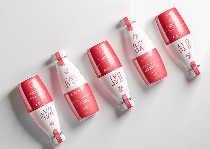 紅白相間風(fēng)格GacDay營養(yǎng)保健品品牌設(shè)計(jì)包裝設(shè)計(jì)