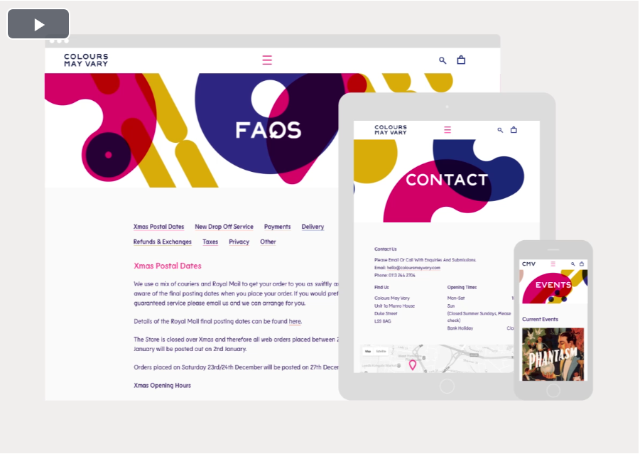 美麗多彩的Colours May Vary創意生活用品店獨立書店品牌形象VI設計