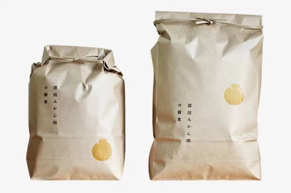 日本大米包裝設計精品鑒賞-上海農產品包裝設計公司