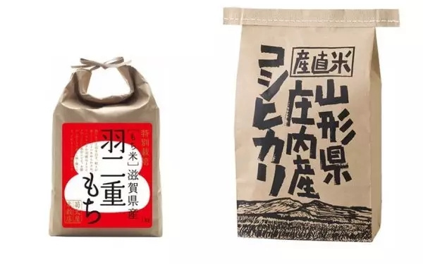 日本大米包裝設計精品鑒賞-上海農產品包裝設計公司
