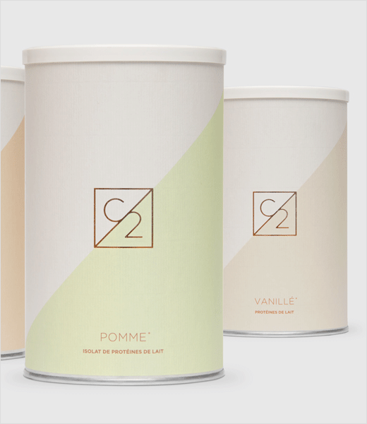 ''''''''''''''''''''''''''''''''''''''''''''''''''''''''''''''''C2''''''''''''''''''''''''''''''''''''''''''''''''''''''''''''''''蛋白質品牌logo設計包裝設計，簡潔斜方框加字母logo風格