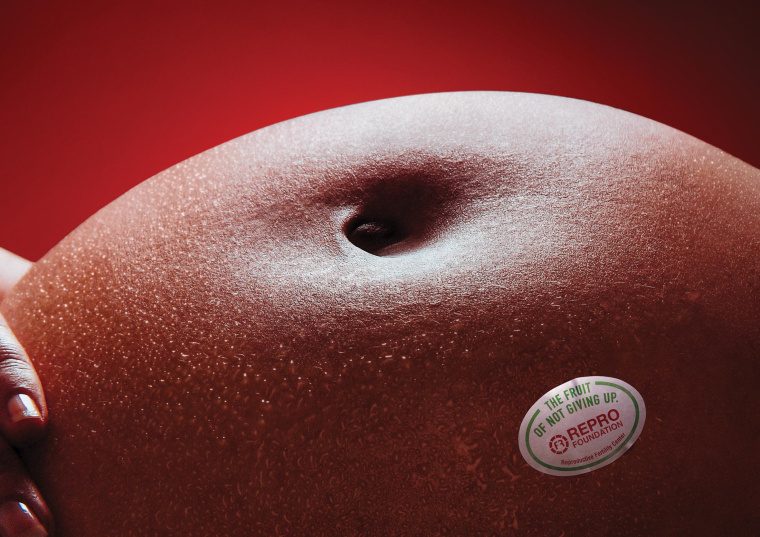 REPRO 公益基金會鼓勵生育創意平面廣告設計“不放棄的果實-蘋果”篇