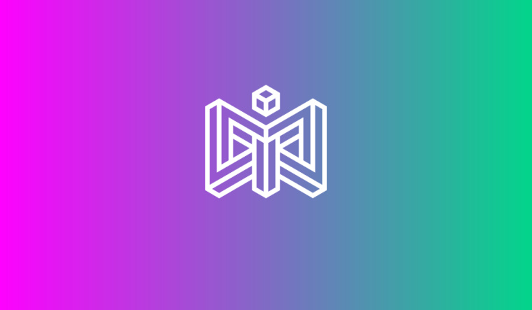 虛擬現(xiàn)實MWI極具未來感的品牌形象VI設(shè)計標(biāo)志設(shè)計，字母與圖形的多重創(chuàng)意組合