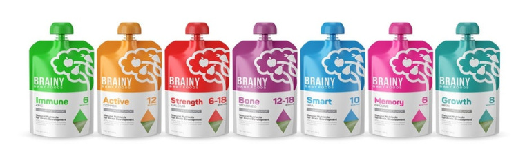 多彩顏色-Brainy嬰兒食品
