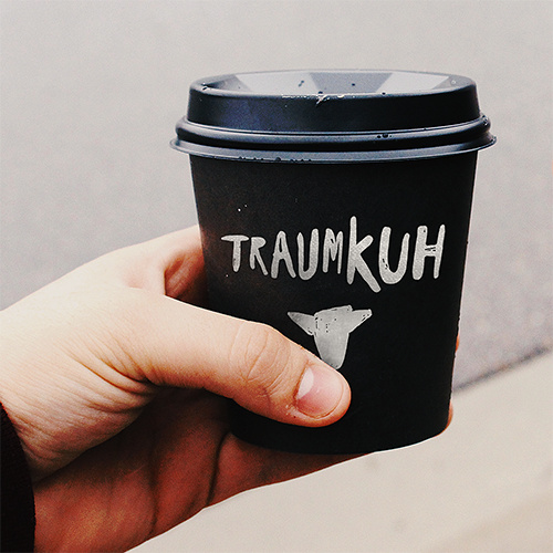 Traumkuh 咖啡店手繪山羊logo設計-上海設計公司欣賞