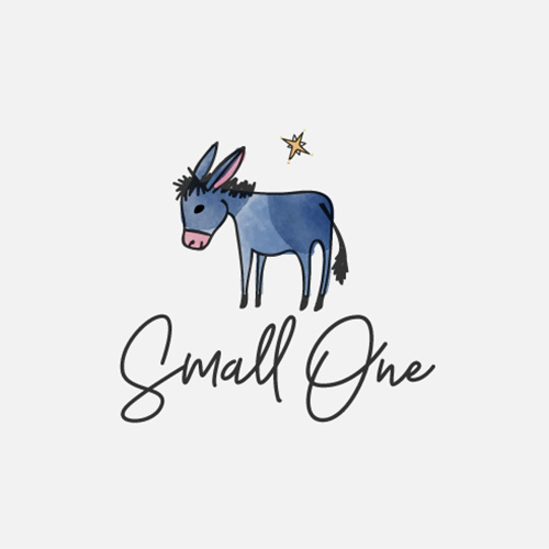 Small one 兒童商品店小毛驢手繪logo設計-上海設計公司欣賞