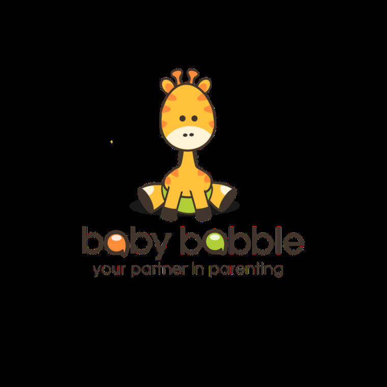 小長頸鹿吉祥物標志設計