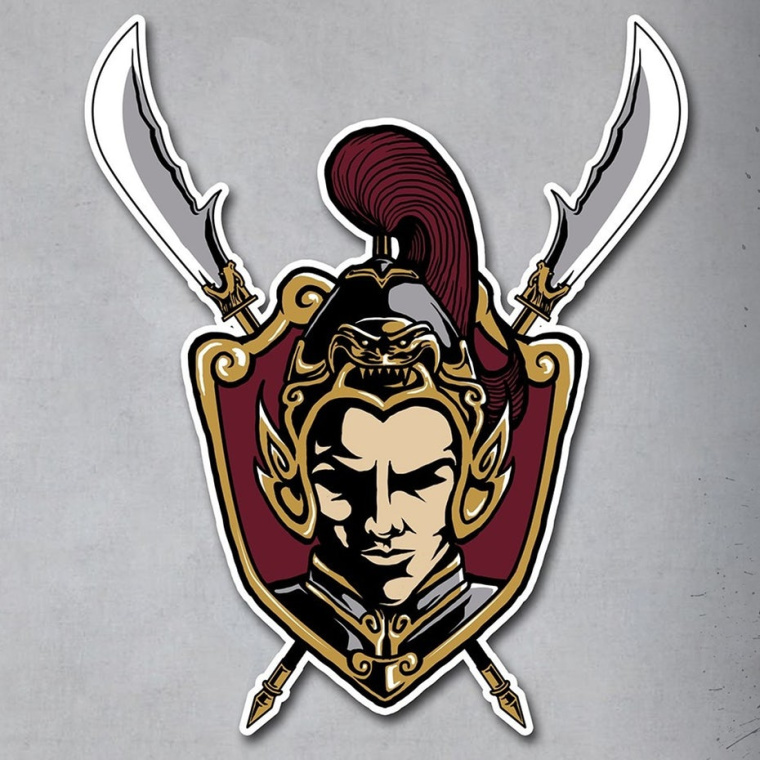 上海戰士人物標志設計