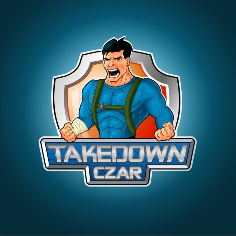 憤怒的肌肉男吉祥物標志設計