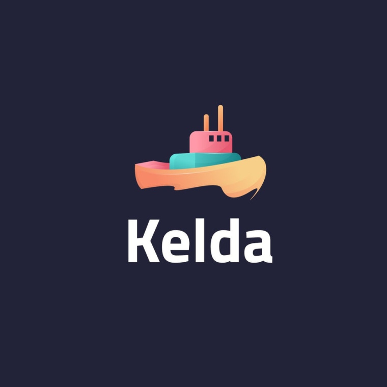 互補配色標志設計：船只船舶徽標設計