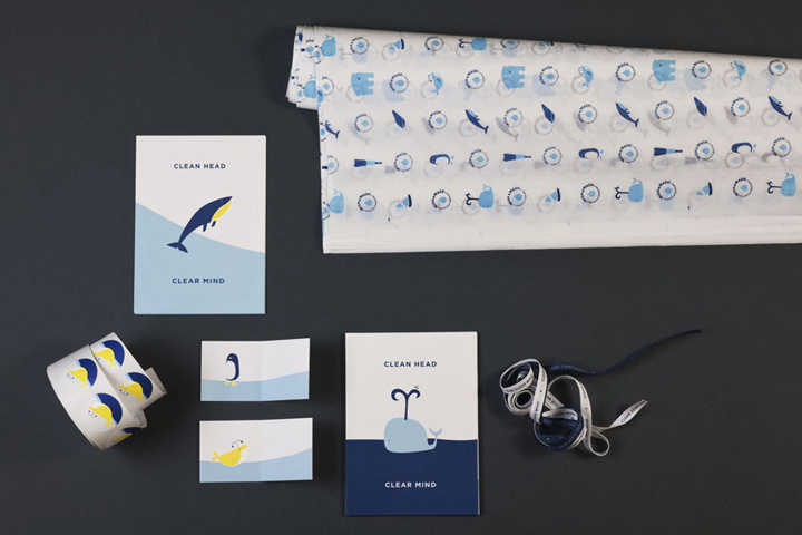 Wish & Wash兒童美發沙龍品牌VI視覺形象識別設計logo設計-上海尚略品牌VI設計公司