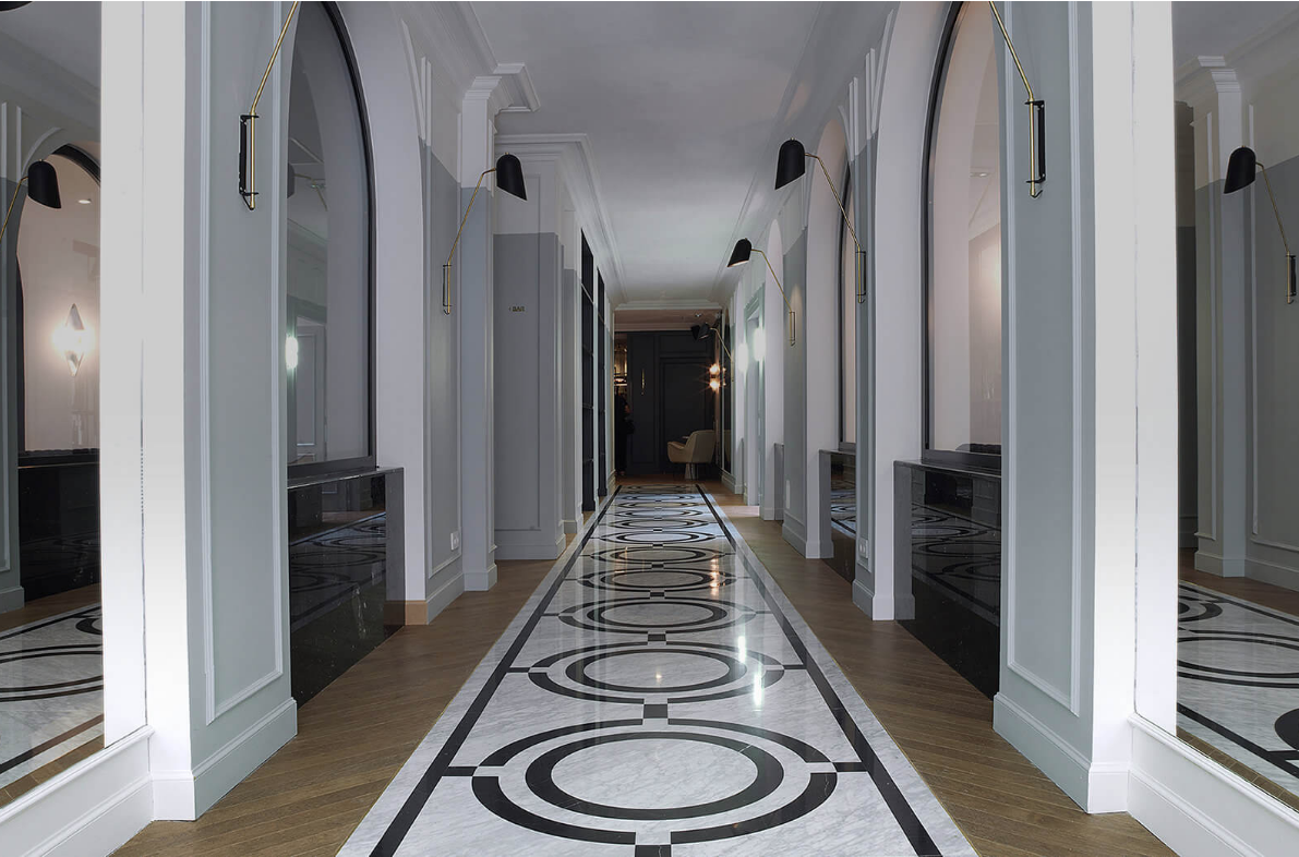 BACHAUMONT巴黎酒店品牌VI視覺形象識別設計與logo設計