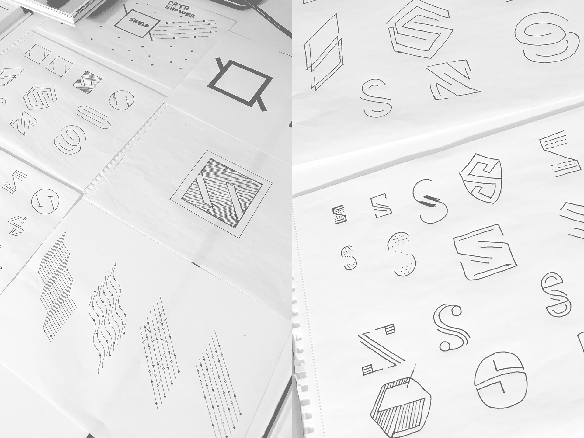 Securrent信息安全運營品牌VI視覺形象識別設計logo設計