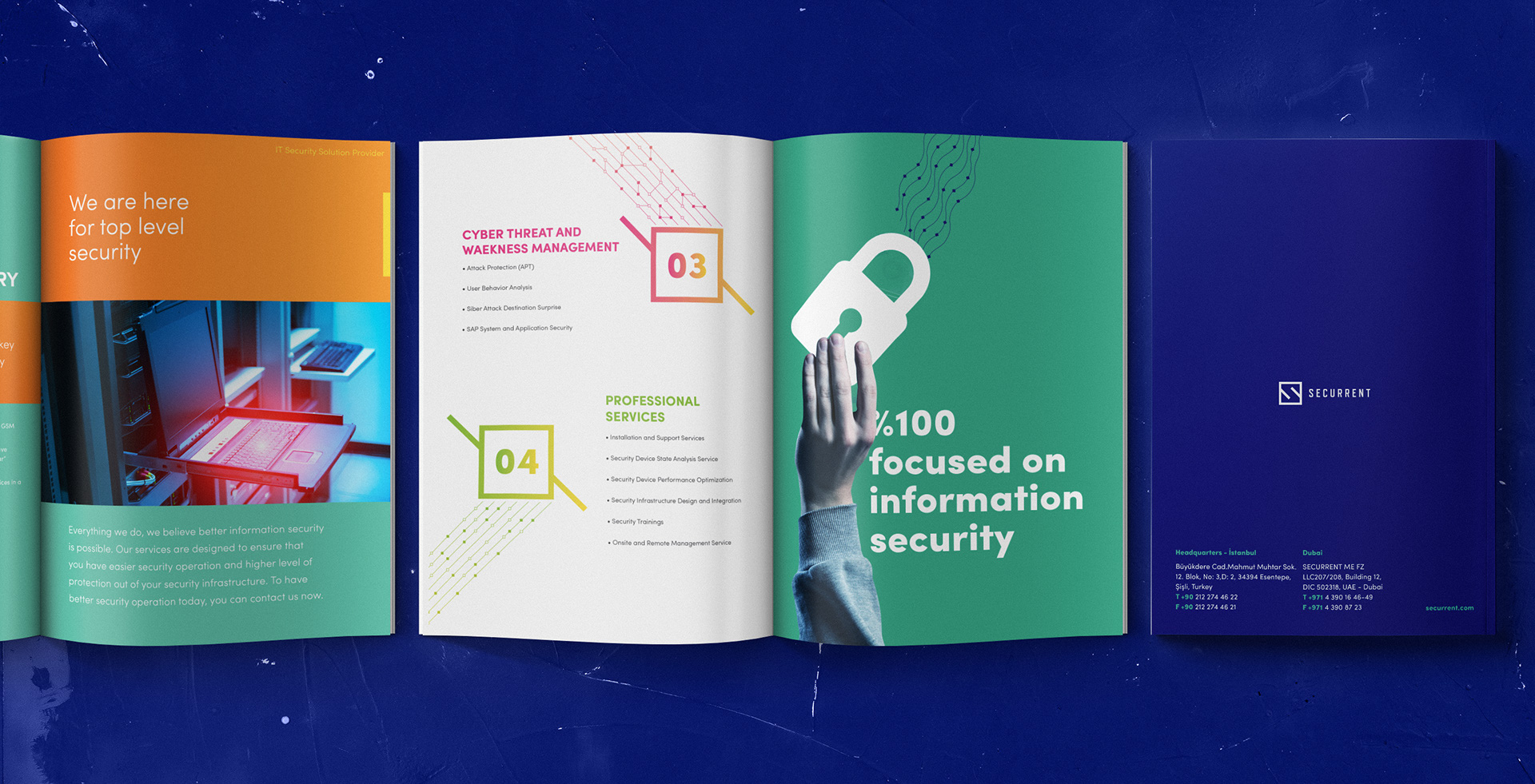 Securrent信息安全運營品牌VI視覺形象識別設計logo設計