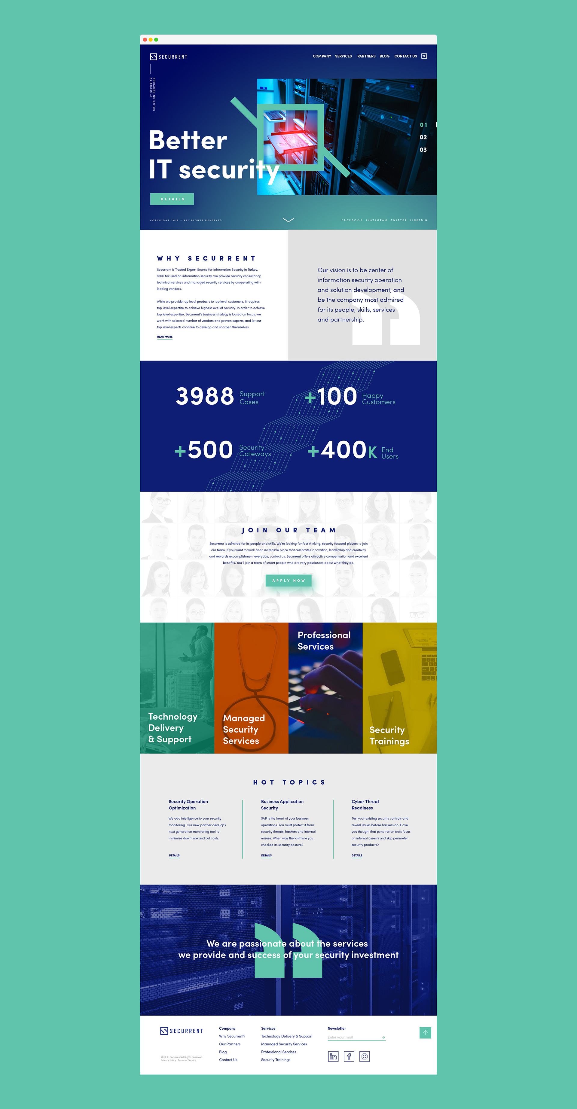 Securrent信息安全運營品牌VI視覺形象識別設計logo設計