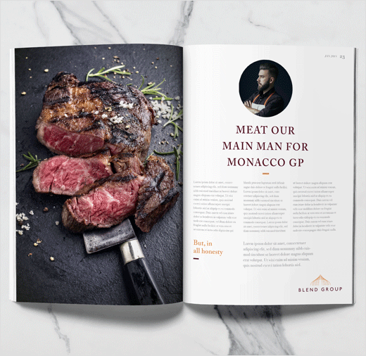 酒店集團Blend Group高端品牌形象VI設計logo設計