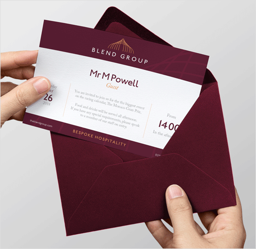 酒店集團Blend Group高端品牌形象VI設計logo設計