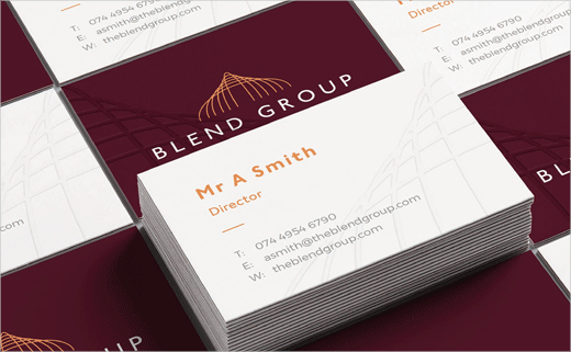 酒店集團Blend Group高端品牌形象VI設計logo設計