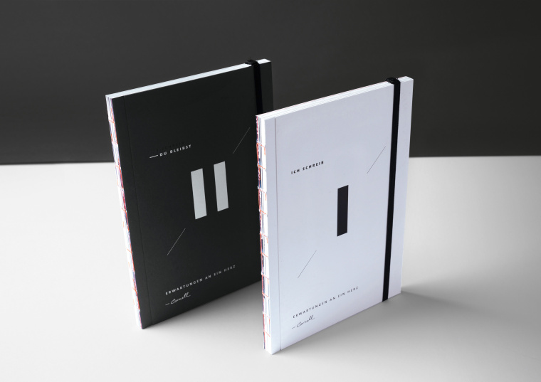 VISEE Kommunikation宣傳畫冊設(shè)計作品“我寫，你留下。 一顆心的期待”