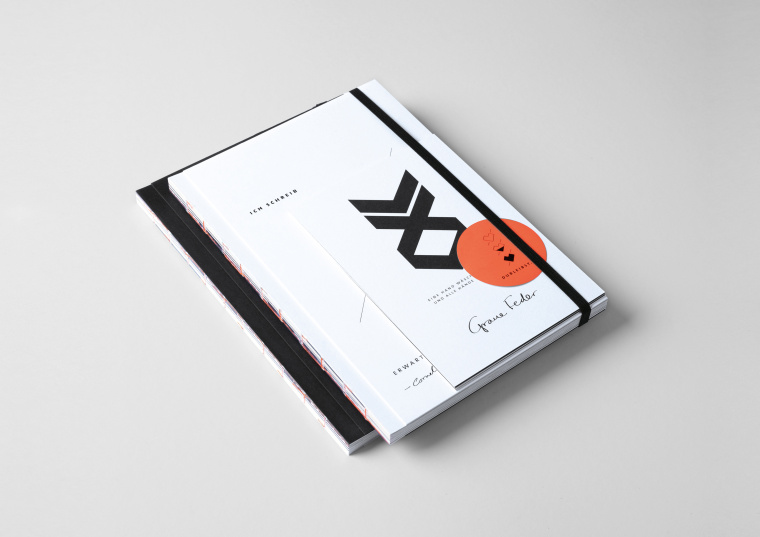 VISEE Kommunikation宣傳畫冊設(shè)計作品“我寫，你留下。 一顆心的期待”