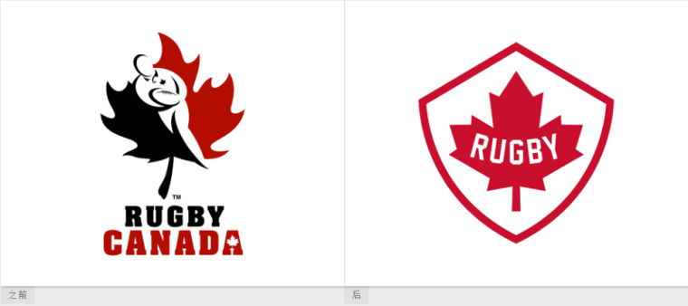 加拿大橄欖球聯(lián)盟新楓葉盾牌logo設(shè)計(jì)
