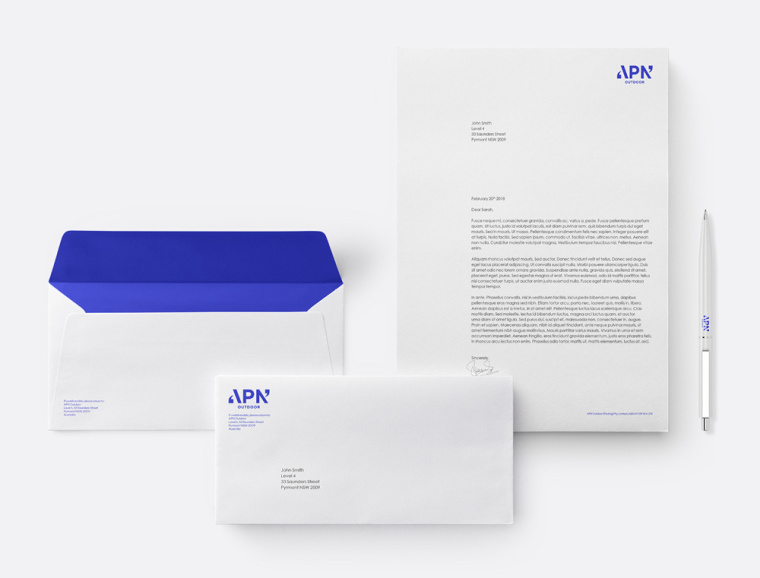 APN戶外集團(tuán)品牌形象VI設(shè)計(jì)logo設(shè)計(jì)，巧妙地運(yùn)用引號(hào)實(shí)現(xiàn)科技感