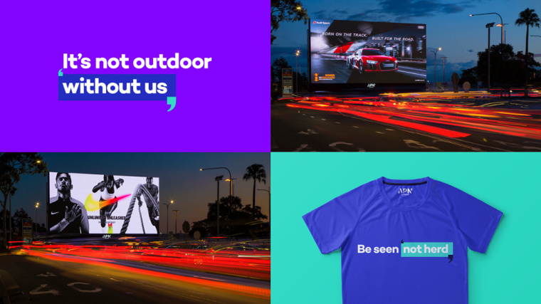 APN戶外集團(tuán)品牌形象VI設(shè)計(jì)logo設(shè)計(jì)，巧妙地運(yùn)用引號(hào)實(shí)現(xiàn)科技感