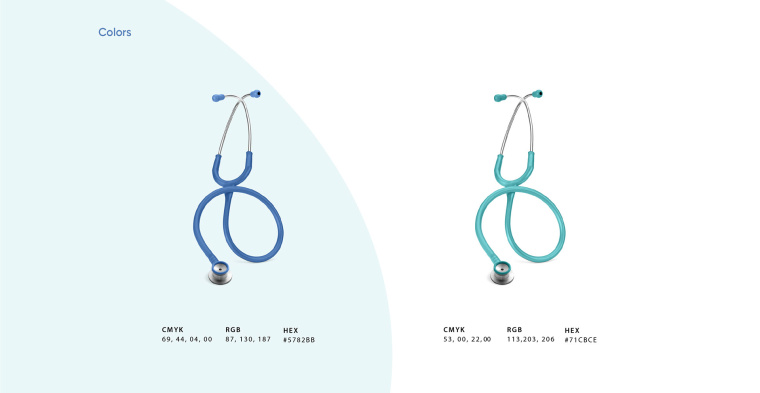 CareOne醫(yī)療機構品牌形象VI設計logo設計，藝術感醫(yī)生元素鑲嵌于旋轉字母C