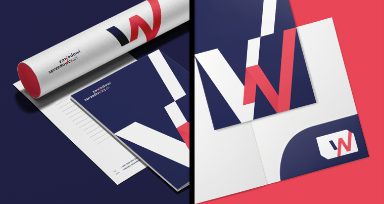 Zawodowi金融公司VI設計欣賞，一套以增長線條為元素的VI設計案例